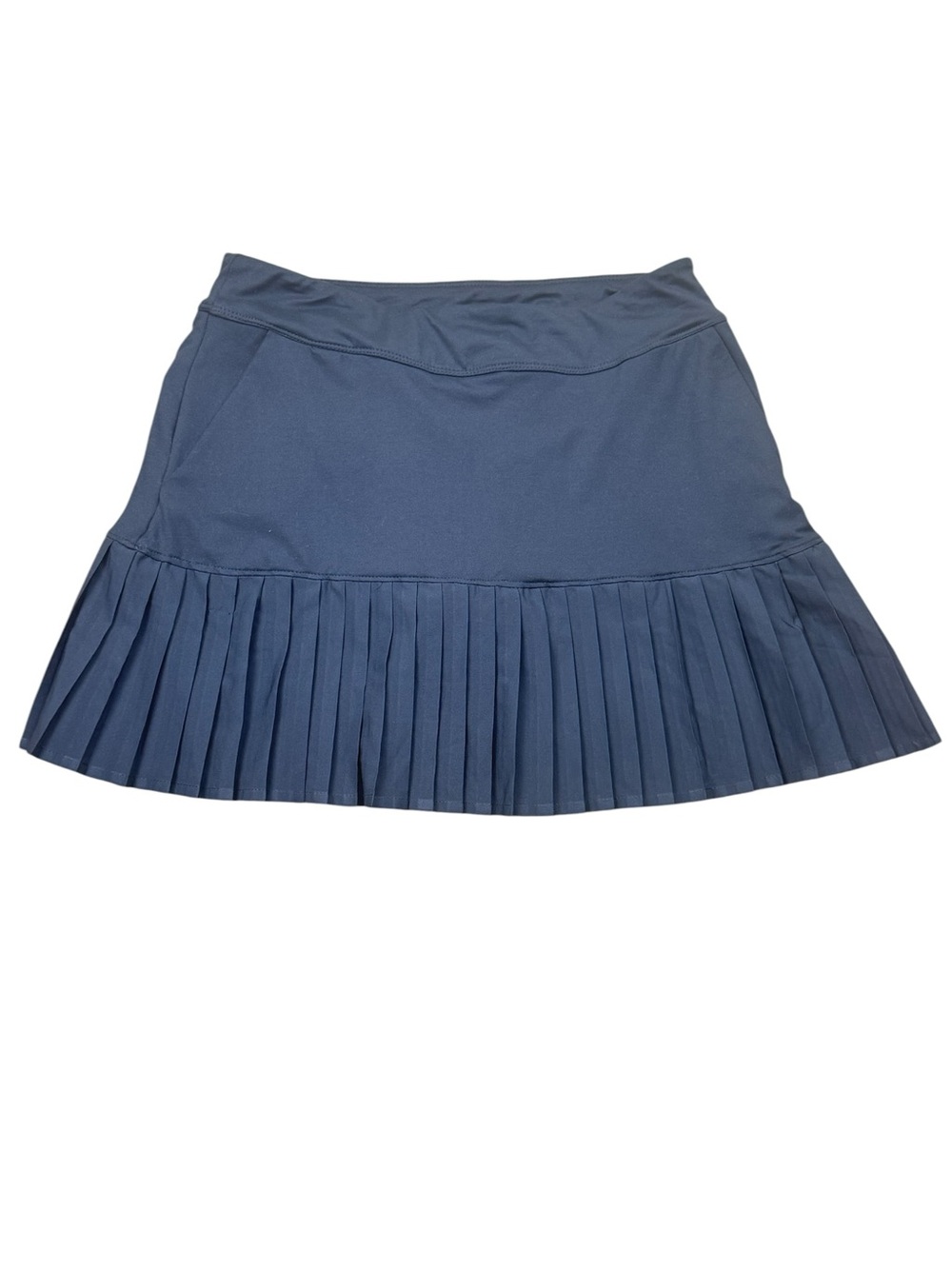 NWT TOPGOLF Black Pleated Athletic Mini Skirt Skort Shorts Stretch Size Small